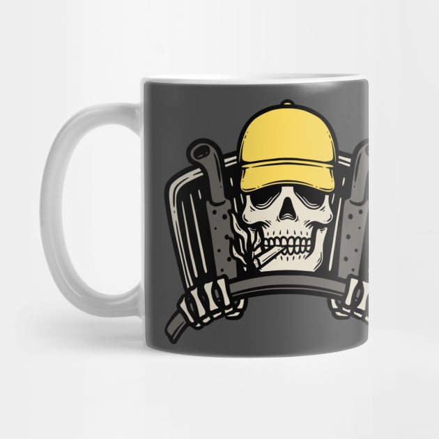 Skull Truck Driver by Pongatworks Store